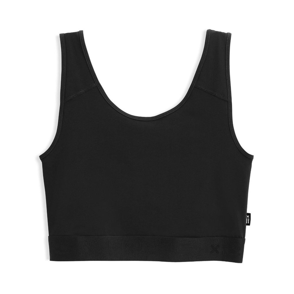 TomboyX Black Compression Top Size XL Androgynous Binder Lightweight Sports Bra
